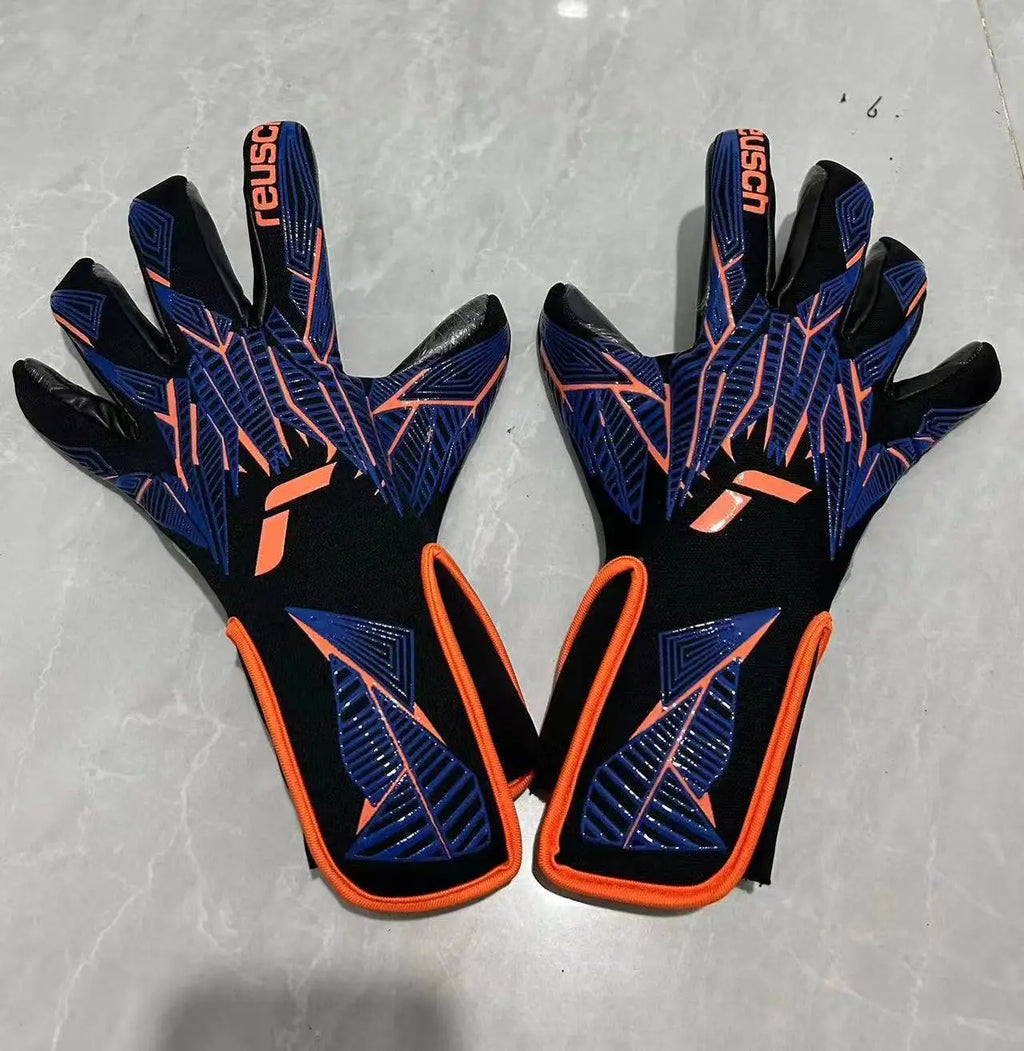 Guantes portero en cuero con protector de dedos integrado