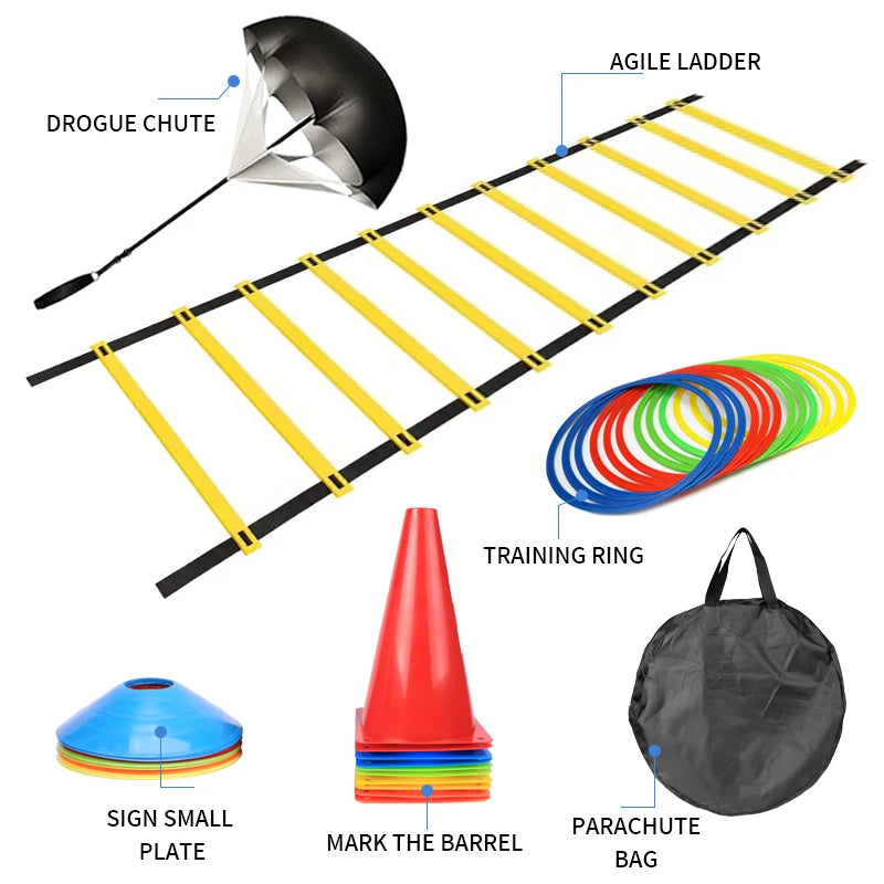 Kit completo de entrenamiento de agilidad y velocidad para fútbol